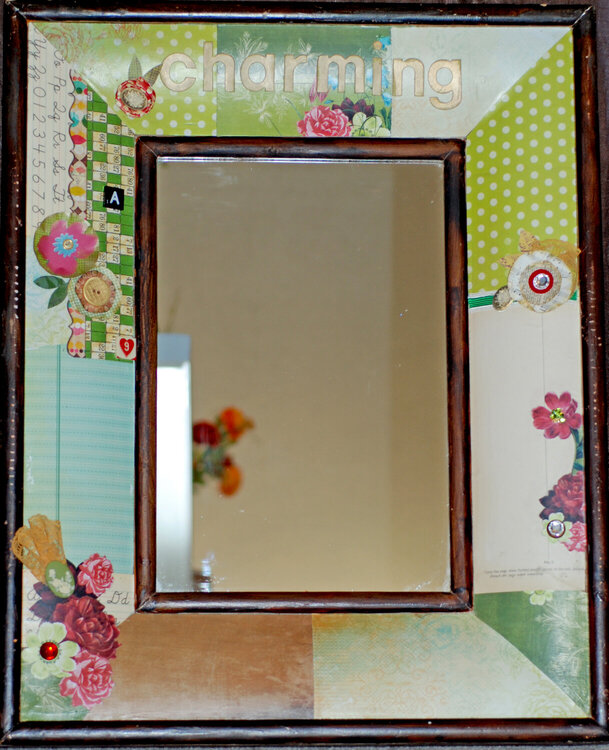 Charming Mirror - altered art