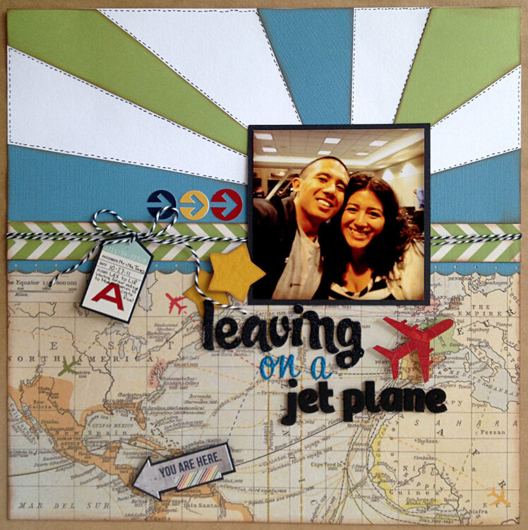 Leaving on Jet Plane Travel Layout