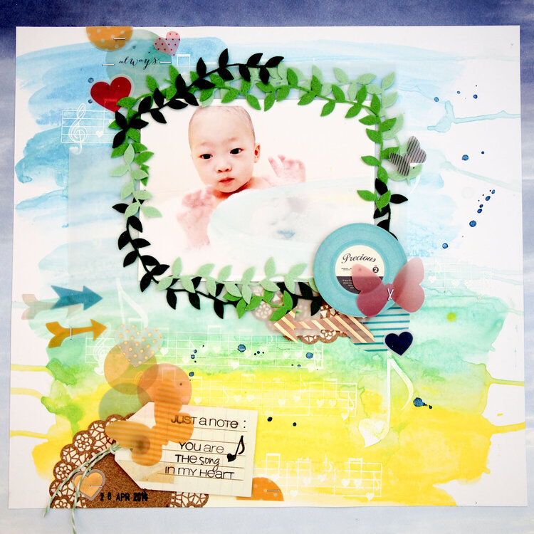 Watercolor Baby Vine/ Sam (Wai Sam)
