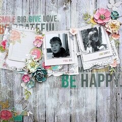 Be Happy **Petaloo & Simple Stories**