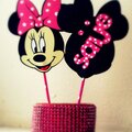 Minnie Mouse Cupcake Toppers