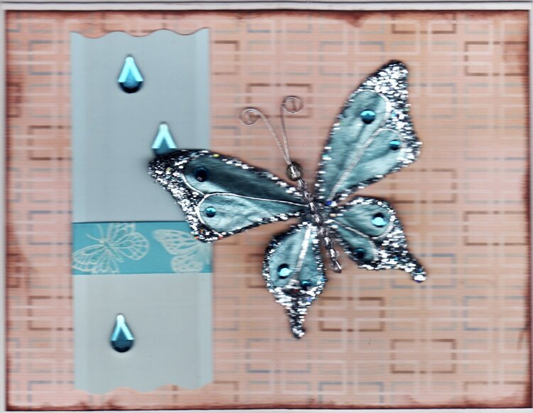 Butterfly Droplets - Blank Card