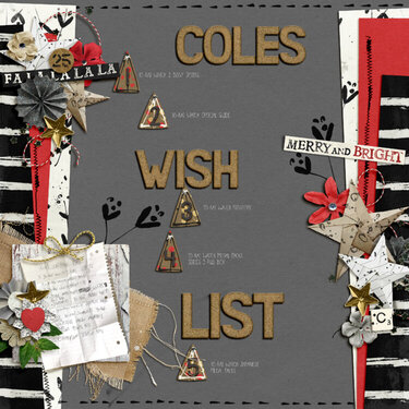 Cole&#039;s Wishlist