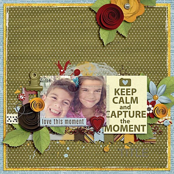 Keep Calm and Capture the Moment