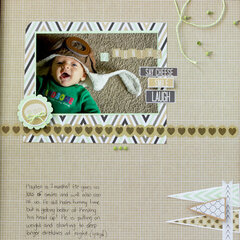 2 Month Scrapbook Page!