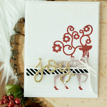 Reindeer Joy Card