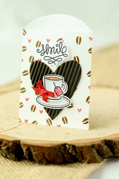 Smile- Coffee Themed Mini Bag