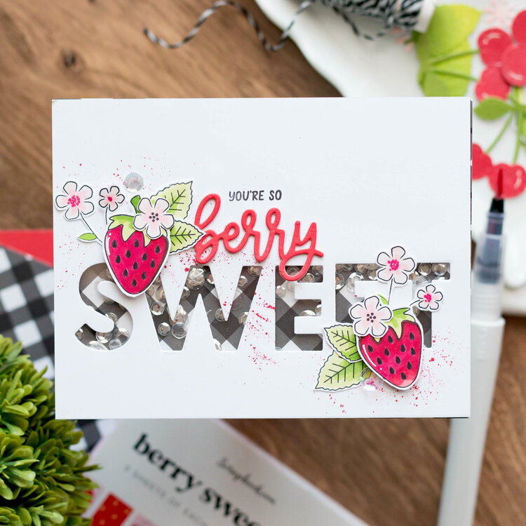 Berry Sweet Shaker Card