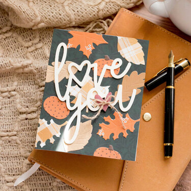 Love You Cozy Autumn Card