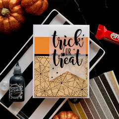Trick or Treat Candy Corn Card