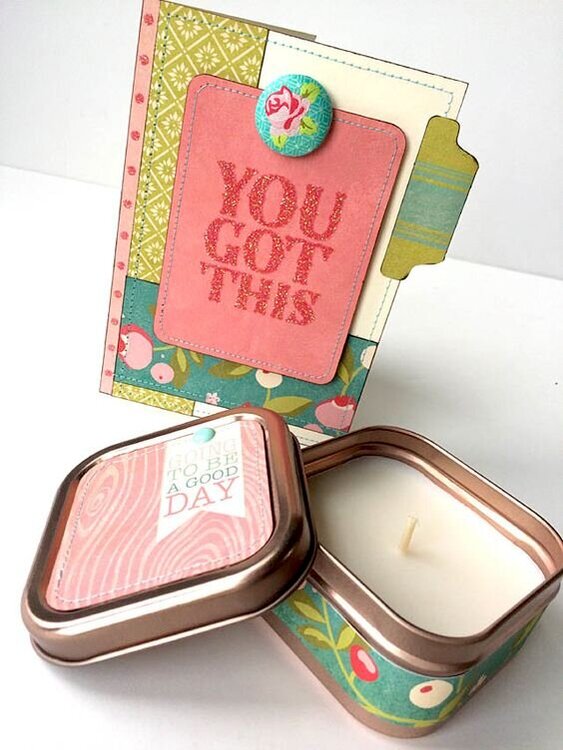 Hello Georgeous Card and Candle Gift Set