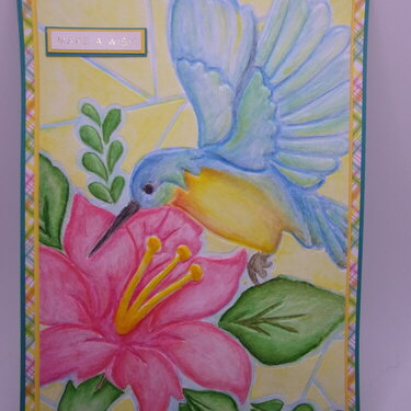Crafter&#039;s Companion Hummingbird Embossing Folder