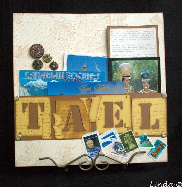 Travel front page of album.