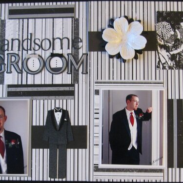 Handsome Groom 2 page layout