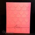 Love Cuts Card in Pink