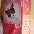 Butterfly Bookmark card