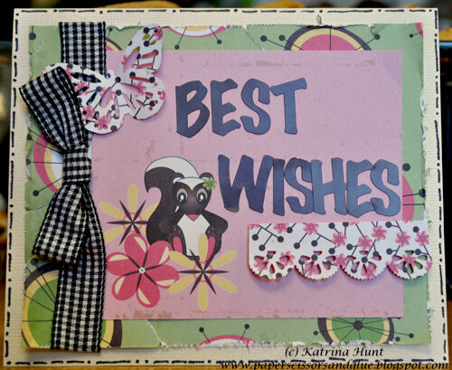 Best Wishes Card by DT Diva Katrina Hunt