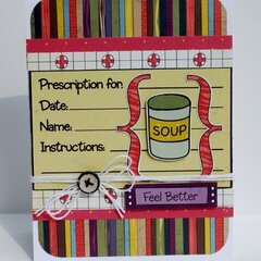 Feel Better card by Rae Barthel