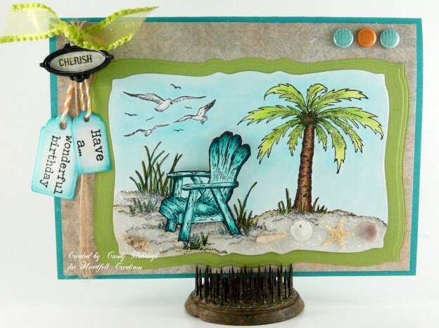 BEACH SCENE CARD