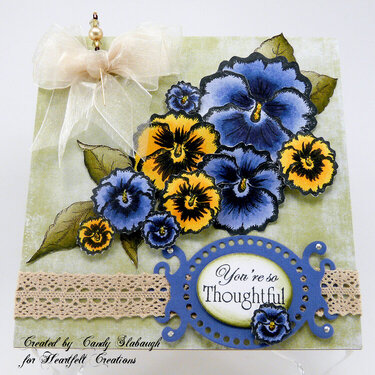 PANSY CARD