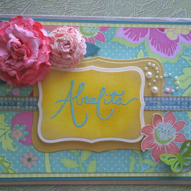 Mother&#039;s day card for an Abuela