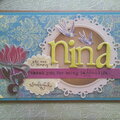 Mother's day card for a Nina (Godmother)