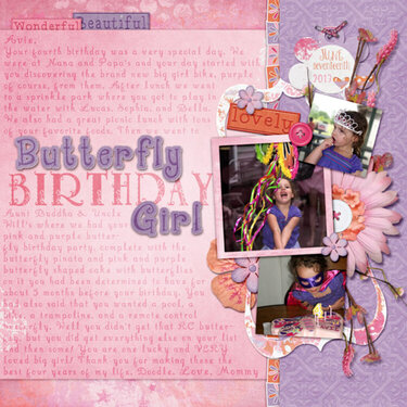 Butterfly Birthday Girl