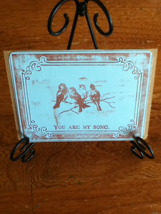 You Are My Song Card