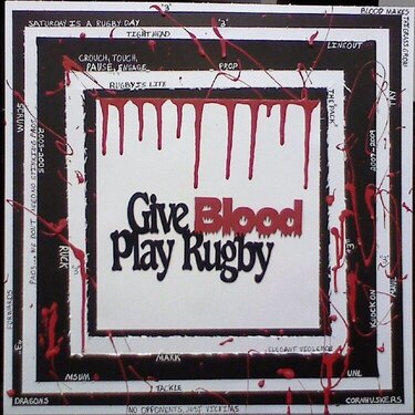 Give Blood Play Rugby