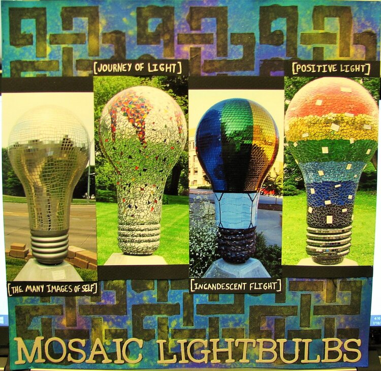 Mosaic Lightbulbs