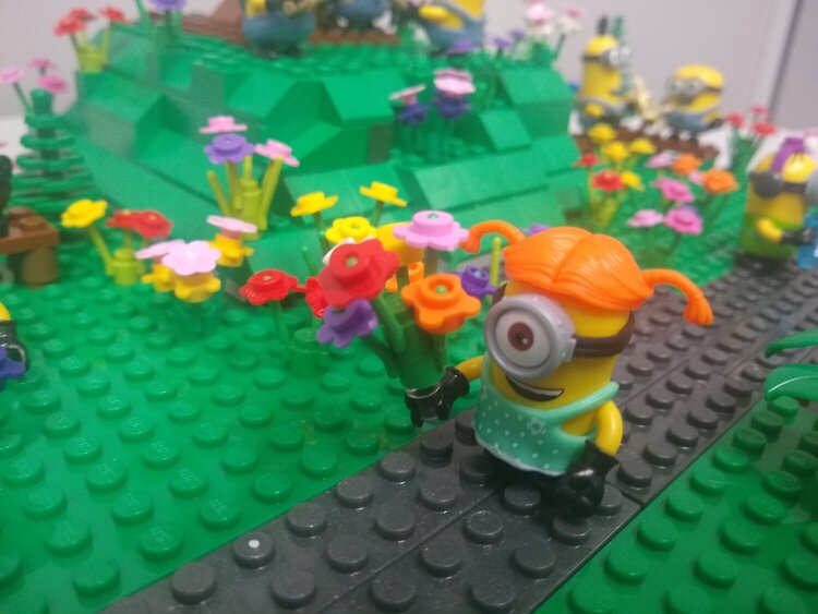 Minions in May Flowers