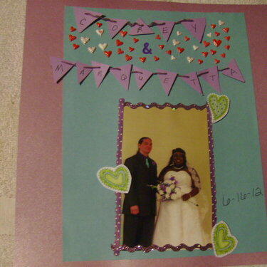 Corey &amp; Marquetta (Corey &amp; Quetta&#039;s Wedding Album Page 1)