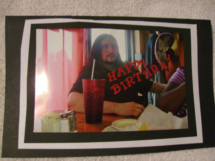 Corey&#039;s Birthday Card 2012