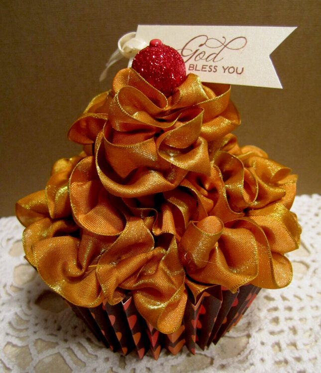 Cupcake Gift Card Holder