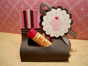 Cutesy Cupcake Lip Balm Gift Holder