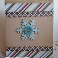 Let It Snow Snowflake Card