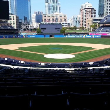 View from seats at Petco Park