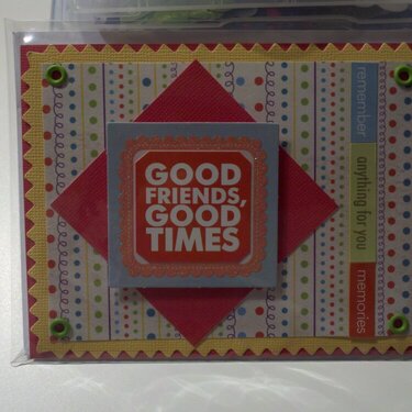 GOOD FRIENDS CARD