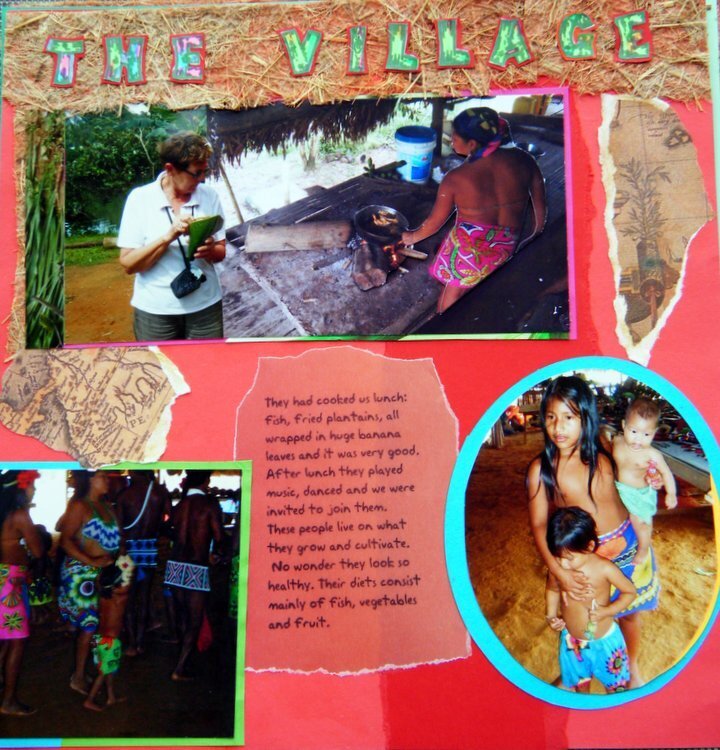 Tusipono. The Embera village