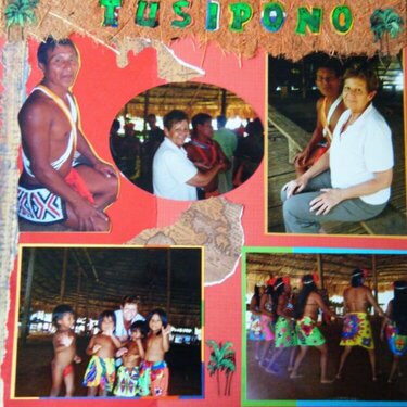 Tusipono. The Embera village