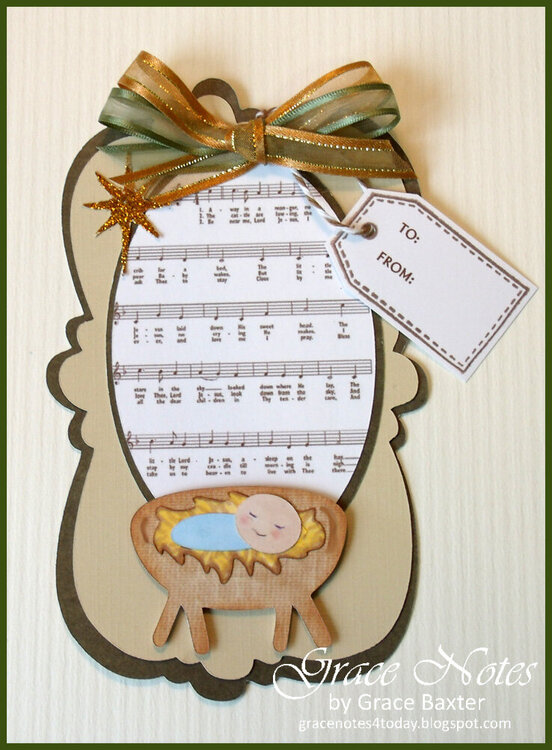 Away In A Manger Tag #2