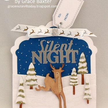 Silent Night Gift Tag #2