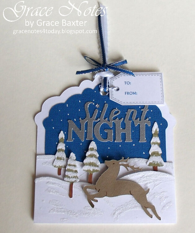Silent Night Gift Tag #1