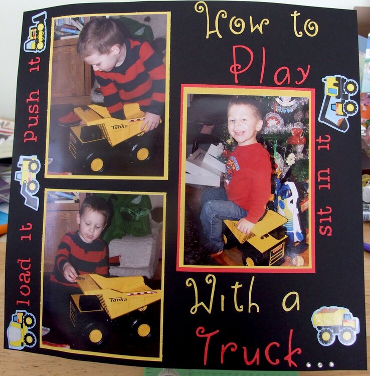how to play with a truck