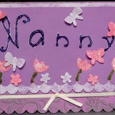 Nanny - mother&#039;s day card