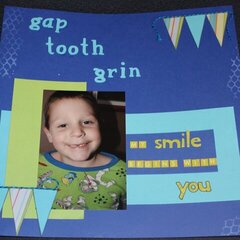 gap tooth grin