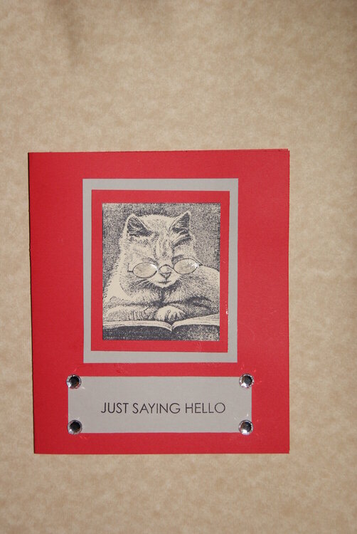 cat stamp card