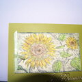 Sunflower card
