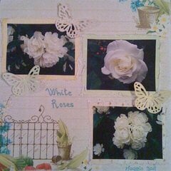 White roses...
