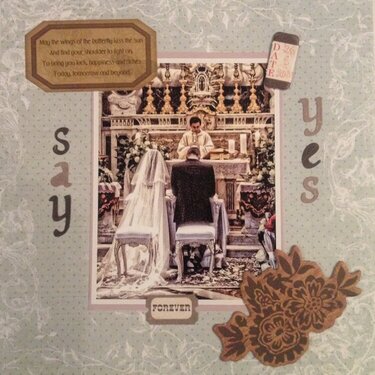 Wedding day, 8x8 mini album, page 5